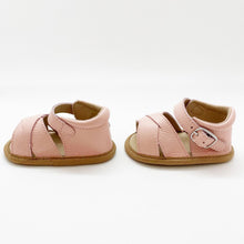 Load image into Gallery viewer, Coral blush soft sole sandals
