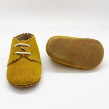 Load image into Gallery viewer, Mustard Oxford boots

