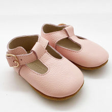 Load image into Gallery viewer, Blush pink soft sole t-bars
