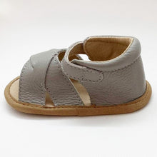 Load image into Gallery viewer, French grey soft sole sandals
