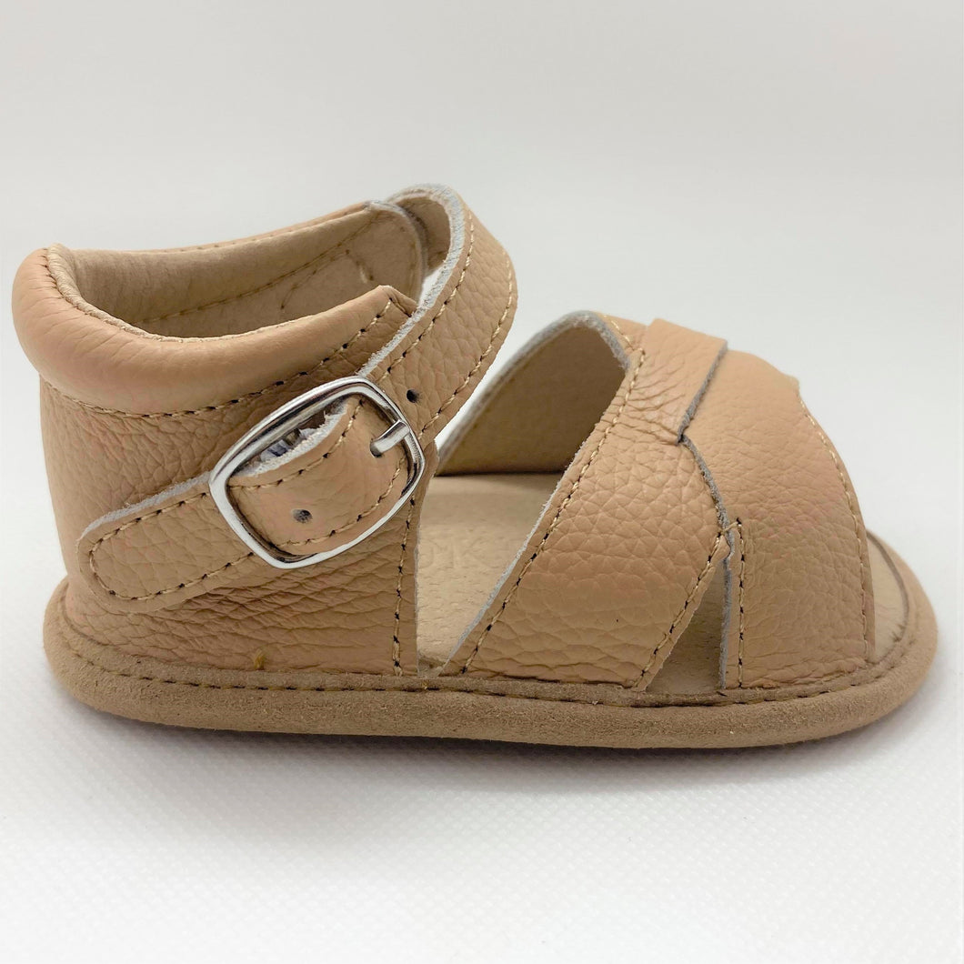 Tan soft sole sandals